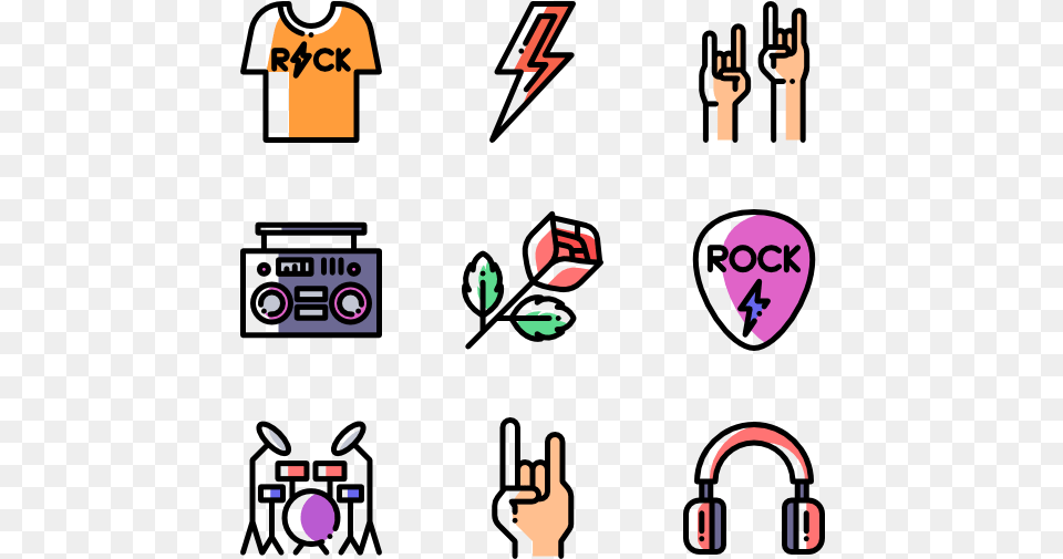 Rock And Roll Amusement Park Icons, Adult, Female, Person, Woman Free Png