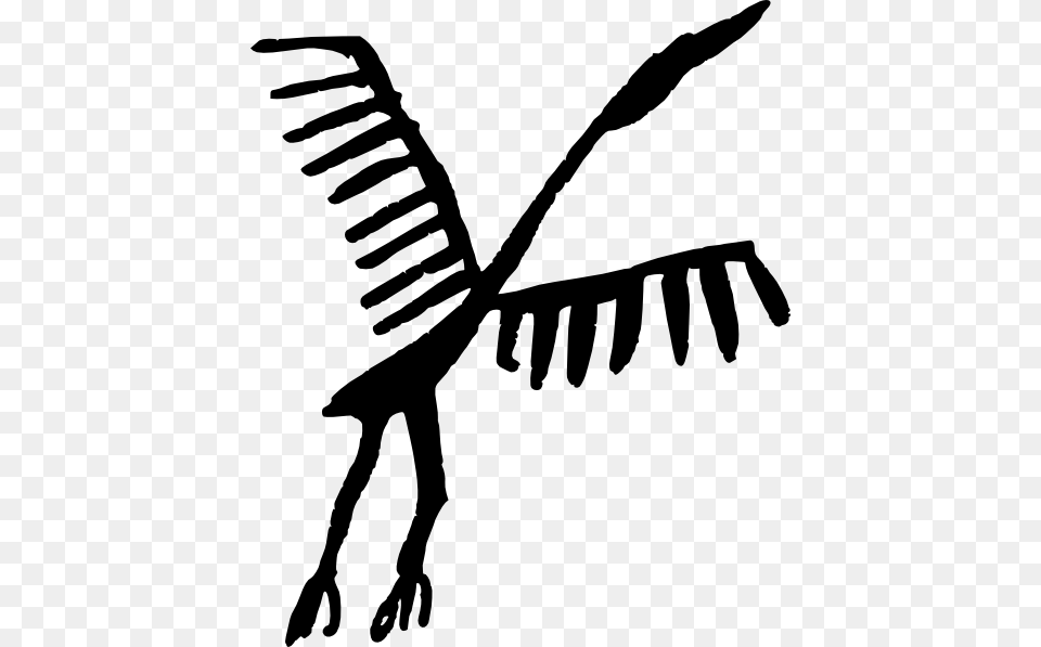 Rock Art Stork Clip Art, Animal, Antelope, Mammal, Wildlife Png