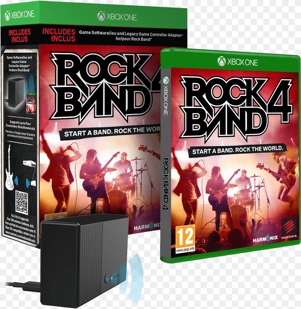 Rock Band 4 Solus With Adaptor Rock Band 4 Adapter, Adult, Person, Woman, Female Png