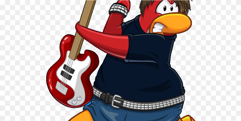 Rock Band Clipart Jam Session Club Penguin Music Jam 2011, Guitar, Musical Instrument, Bass Guitar, Device Png Image