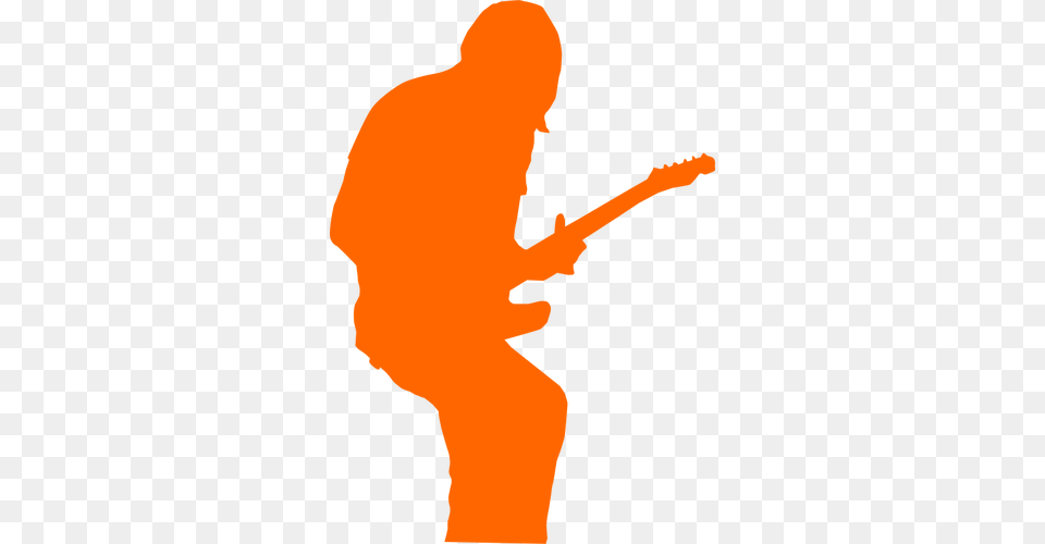 Rock Band Clipart Silhouette, Guitar, Musical Instrument, Adult, Man Free Png Download