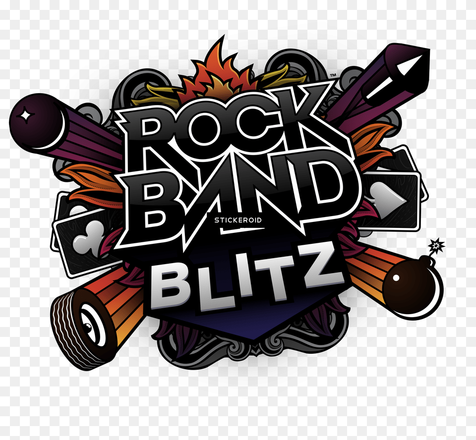 Rock Band Hd Music Illustration, Advertisement, Poster, Dynamite, Weapon Free Transparent Png