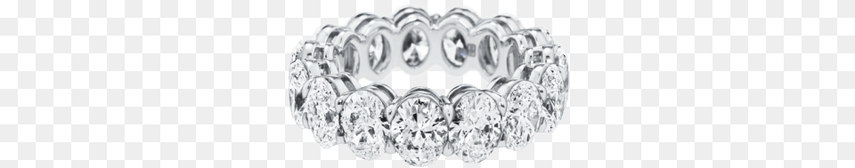 Rock Band Ring Oval Shaped Diamonds Harry Winston Oval Band, Accessories, Bracelet, Diamond, Gemstone Free Png