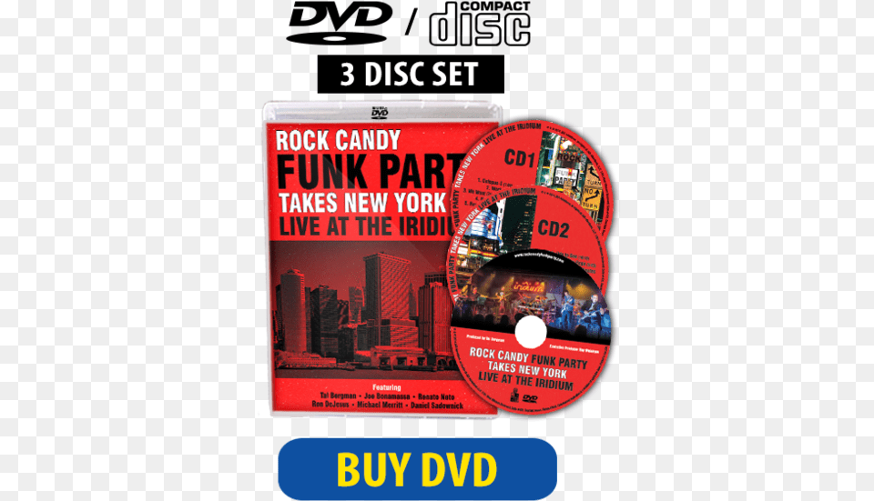 Rock Candy Funk Party Takes New York Takes New York Rock Candy Funk Party, Advertisement, Poster, Disk, Dvd Png Image