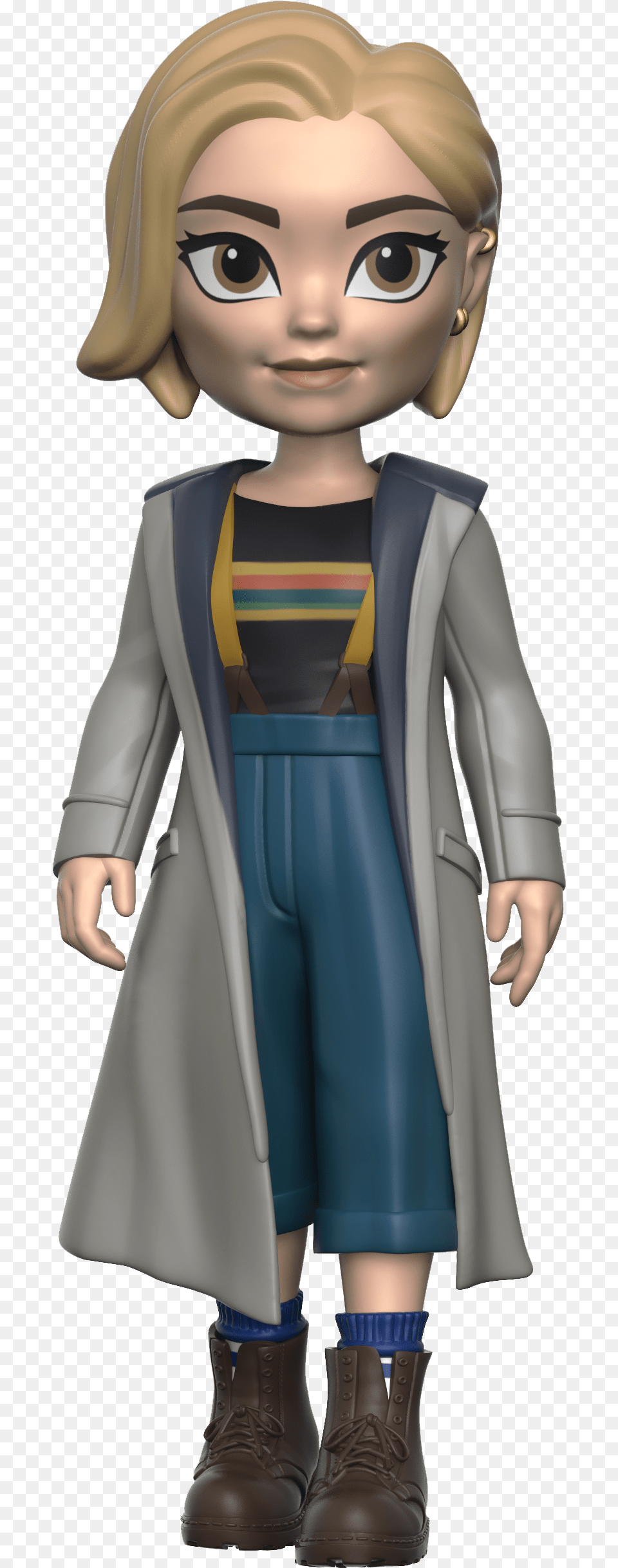 Rock Candy Funko Doctor, Clothing, Coat, Doll, Toy Free Png