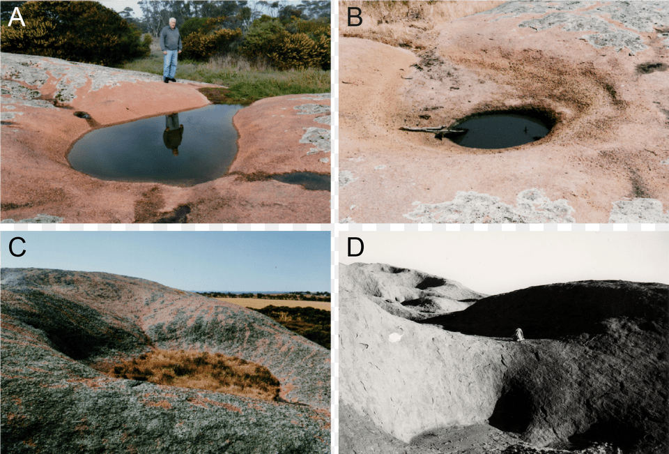 Rock Catchment Areas And Rock Holes, Hole, Art, Collage, Person Png Image