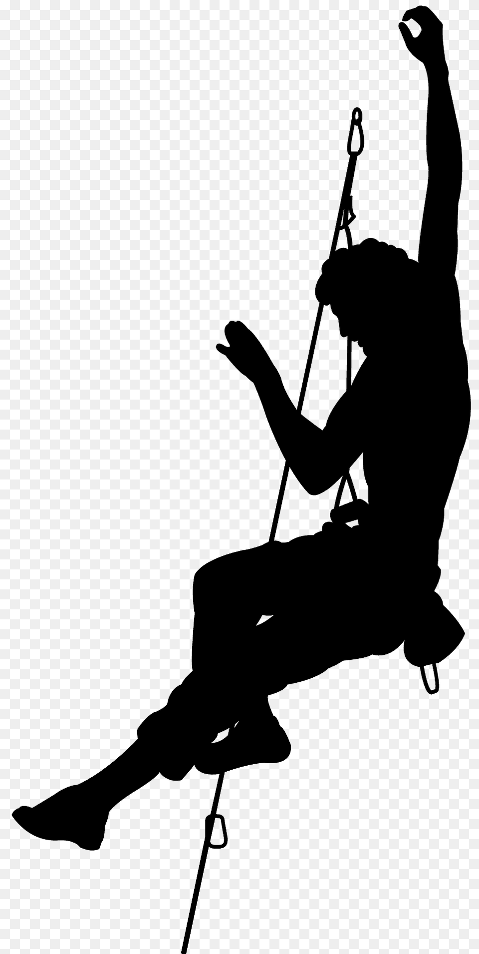 Rock Climbing Silhouette, Outdoors, Person Free Png