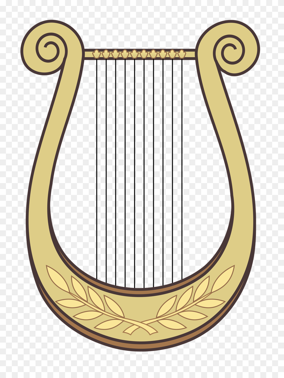 Rock Climbing To Use Clip Art Harp, Lyre, Musical Instrument, Gold Png Image