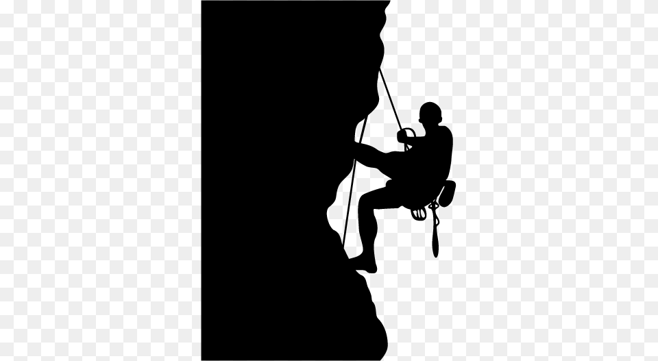 Rock Climbing Wall Sticker Rock Climbing Silhouette, Outdoors, Sport, Adventure, Rock Climbing Free Transparent Png