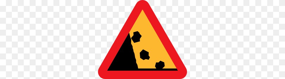 Rock Clipart Falling Rock, Sign, Symbol, Road Sign, Dynamite Free Transparent Png