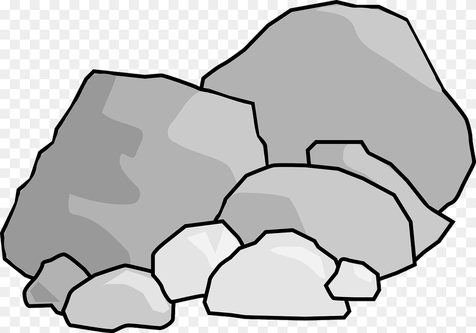 Rock Clipart Transparent Rock Clipart, Device, Grass, Lawn, Lawn Mower Free Png