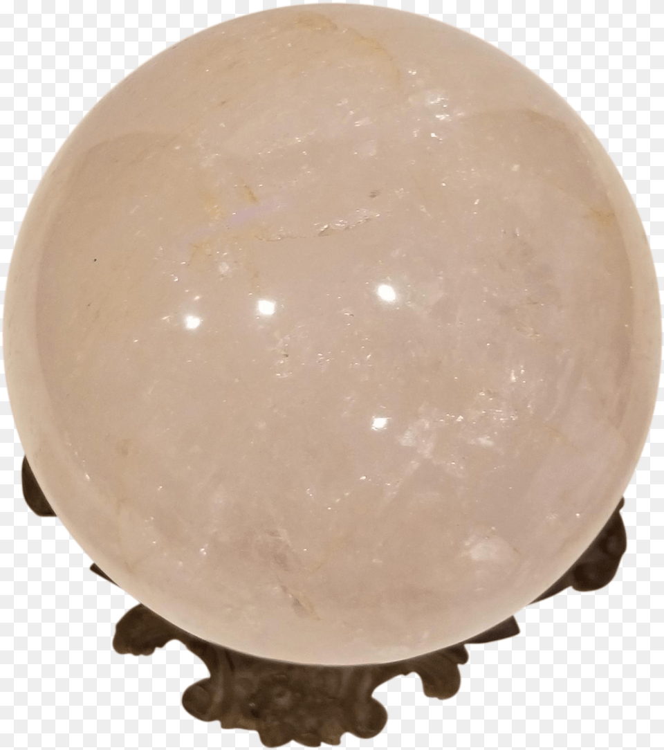 Rock Crystal Ball Alabaster, Mineral, Plate, Quartz, Accessories Free Transparent Png