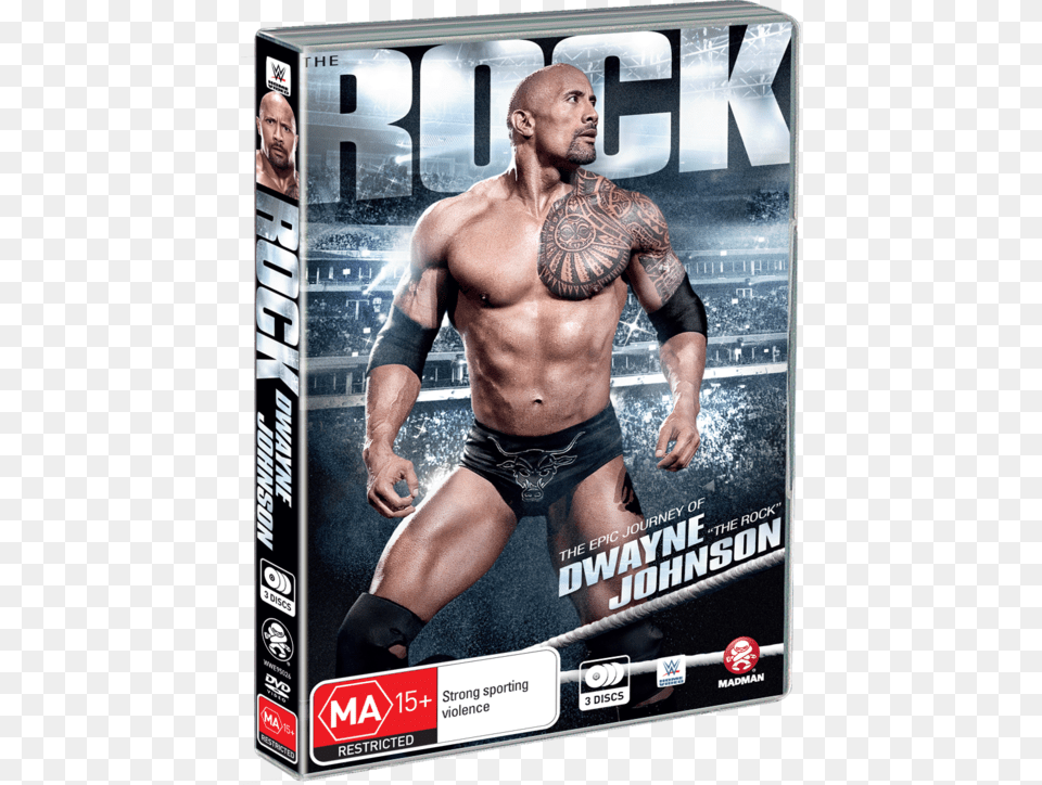 Rock Dwayne Johnson Wwe, Person, Skin, Tattoo, Back Free Png Download