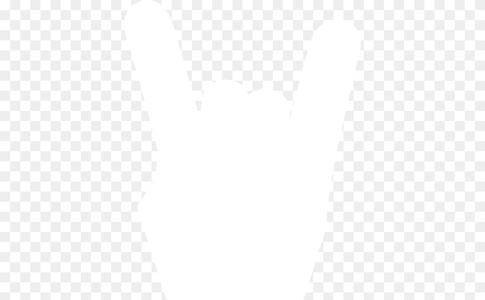 Rock Hand Sign White, Cutlery Free Transparent Png