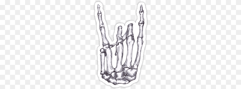 Rock Hand Skeleton Rock On Hand Sign Rock On Skeleton Rock On Skeleton Hand, Smoke Pipe Png