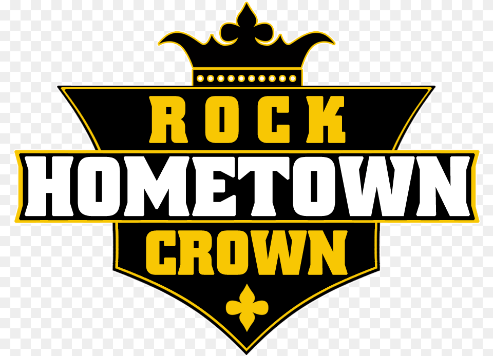 Rock Hometown Crown Logo Image Language, Scoreboard, Symbol, Badge Free Png