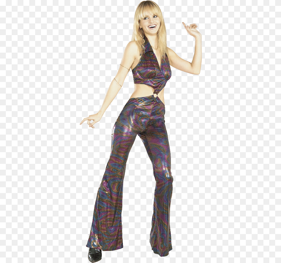 Rock It Female Disco Dancer, Clothing, Pants, Adult, Person Png