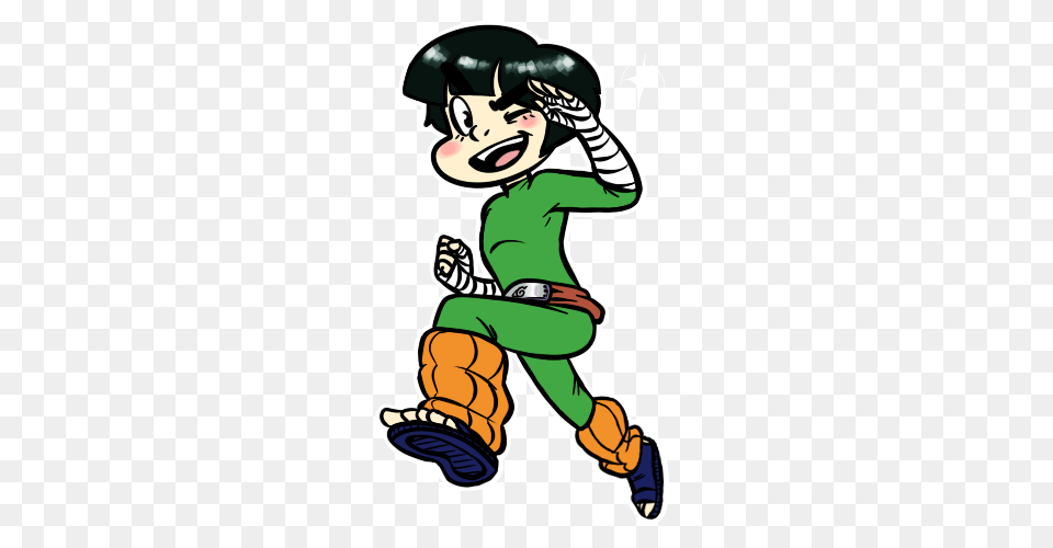 Rock Lee, Baby, Person, Cartoon, Book Free Transparent Png