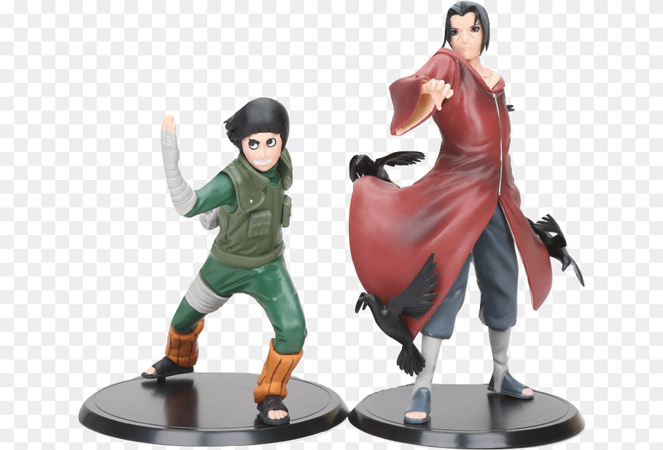 Rock Lee Amp Utachi Pvc Collectible Model 2pcsset Figure Action Naruto Aliexpress, Adult, Person, Figurine, Female Free Transparent Png