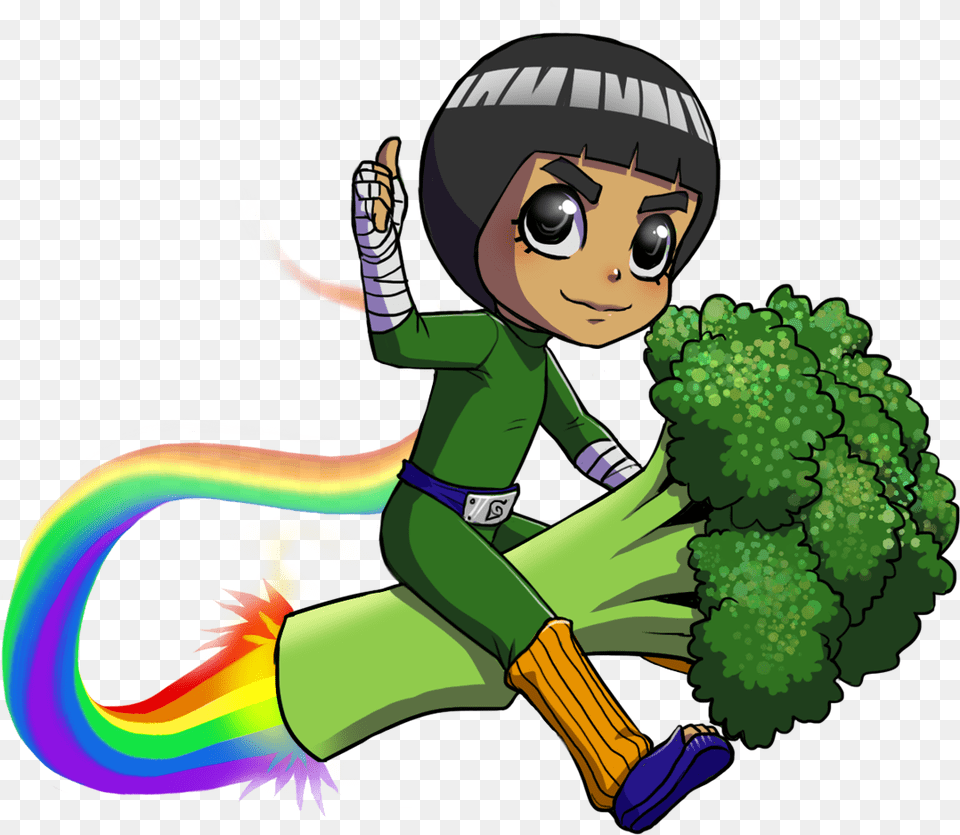 Rock Lee Broc Lee, Baby, Broccoli, Food, Person Png Image