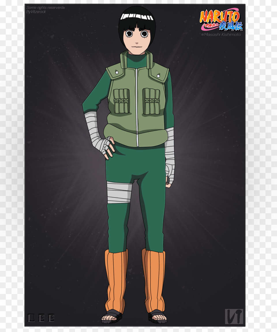 Rock Lee By Vit Zerack Rock Lee, Book, Publication, Comics, Boy Png