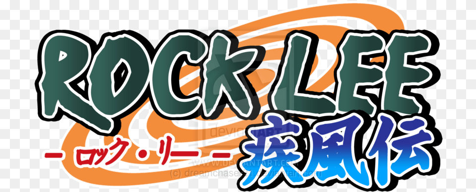 Rock Lee Logo Naruto Rock Lee Logo, Art, Graffiti, Text, Dynamite Free Png Download