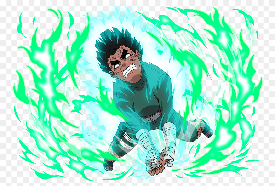 Rock Lee Naruto Rock Lee, Green, Art, Graphics, Man Free Png