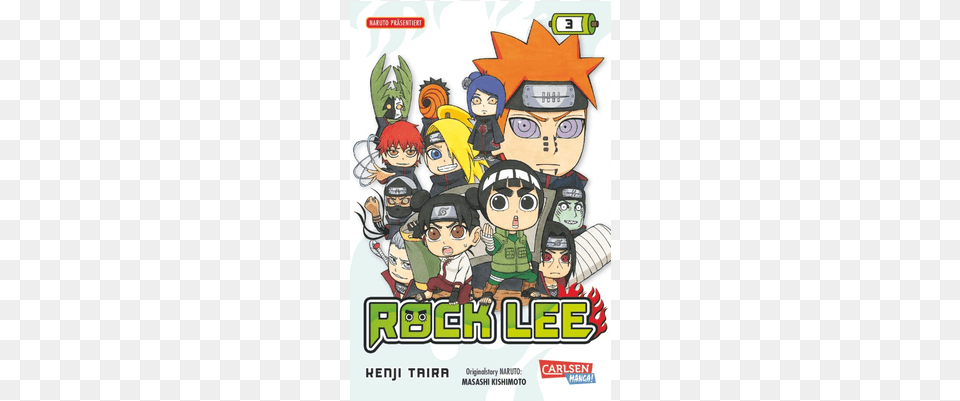 Rock Lee Rock Lee Les Pripties D Un Ninja, Book, Comics, Publication, Baby Free Png Download