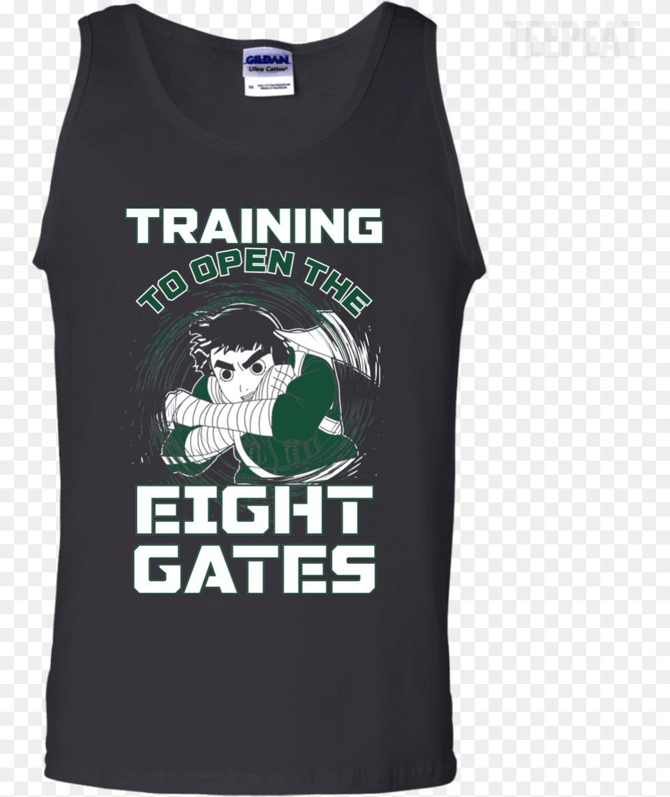 Rock Lee Training Eight Gates Tee Apparel Teepeat Active Tank, Clothing, T-shirt, Tank Top, Baby Png