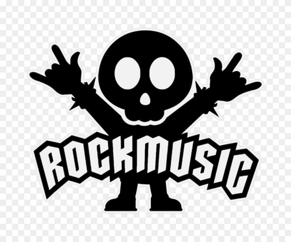 Rock Music, Stencil Free Png