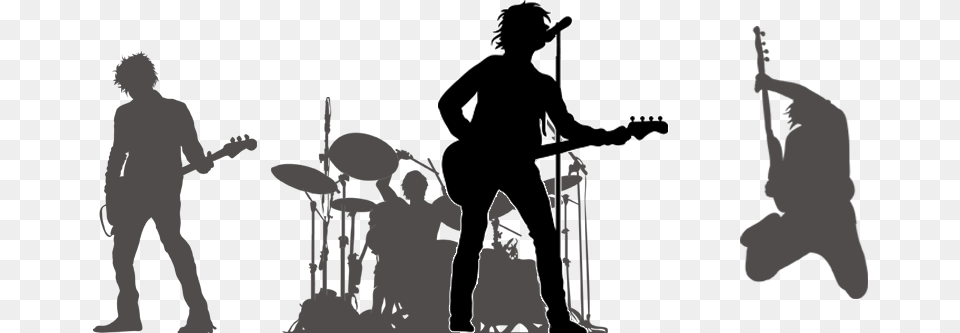 Rock Music, Silhouette, Adult, Male, Man Png Image