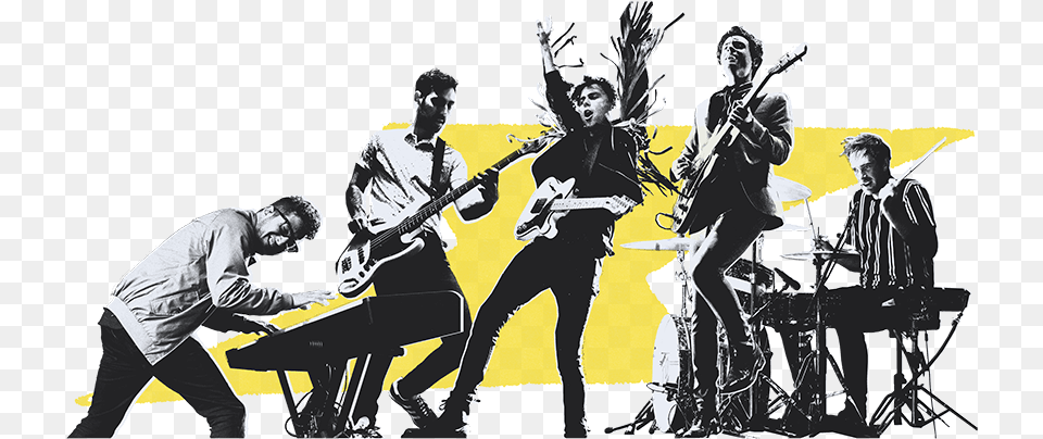 Rock Music Arkells Rally Cry Tour, Person, Performer, Musician, Group Performance Png Image