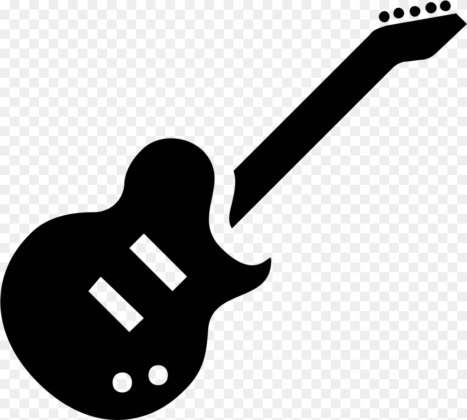 Rock Music Icon, Gray Free Png