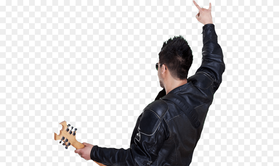 Rock Music Sitting, Person, Hand, Finger, Jacket Png