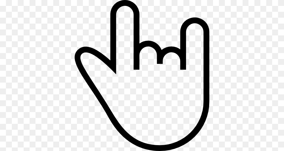 Rock N Roll Hand Sign, Clothing, Glove, Hat, Smoke Pipe Png