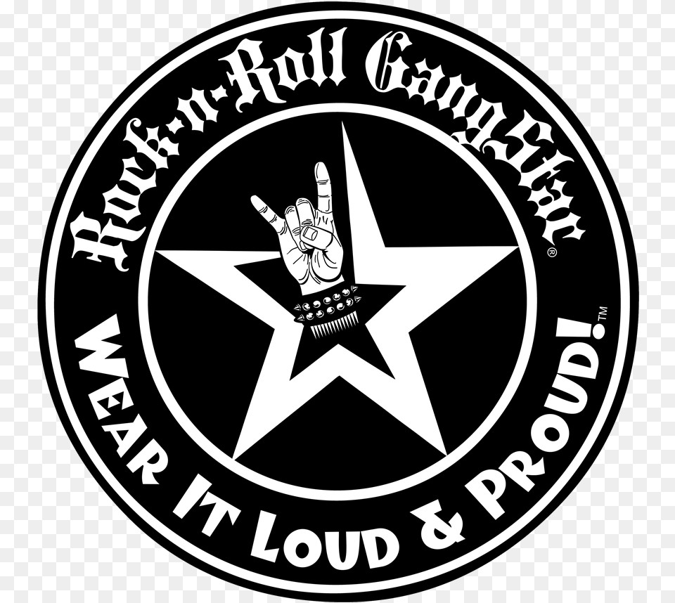 Rock N Roll Hat, Logo, Emblem, Symbol, Adult Png
