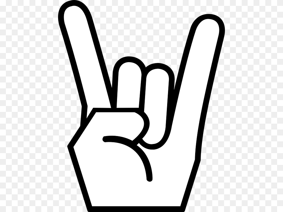 Rock N Roll Sign Hand, Body Part, Person Png