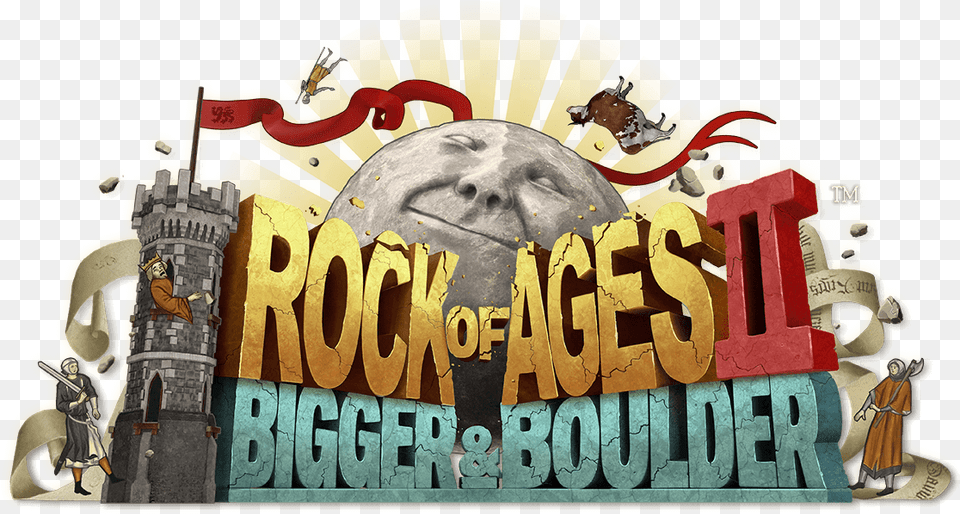 Rock Of Ages 2 Bigger And Boulder, Person, Face, Head Free Png Download