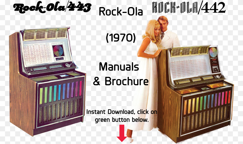 Rock Ola Jukebox, Adult, Male, Man, Person Free Transparent Png