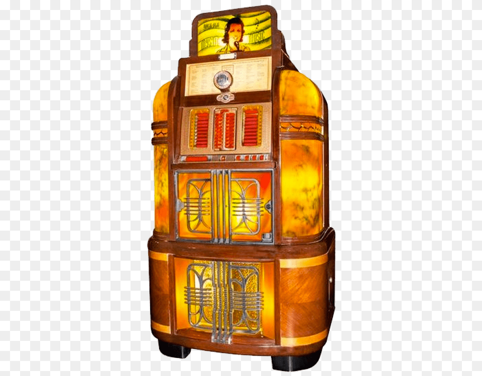 Rock Ola Mystic Music Vintage Jukebox, Gambling, Game, Slot, Person Free Png