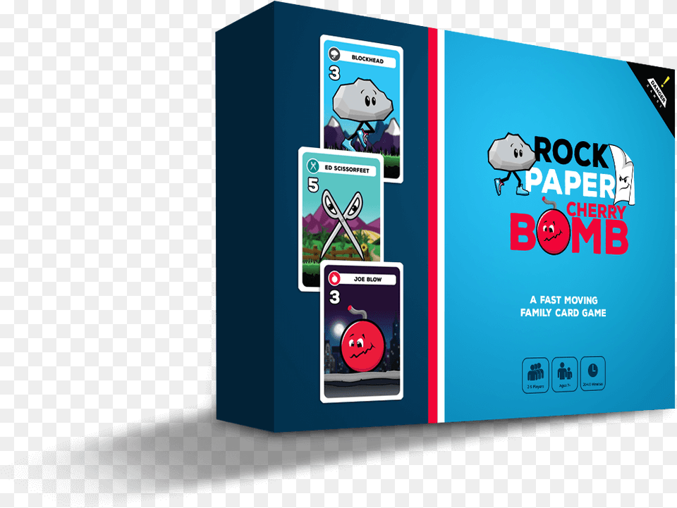Rock Paper Cherry Bomb Box Design Graphic Design Png