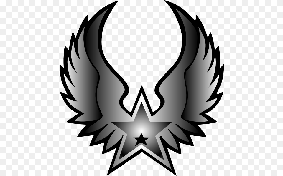 Rock Rock Star Clip Art Black And White, Emblem, Symbol, Person Png Image