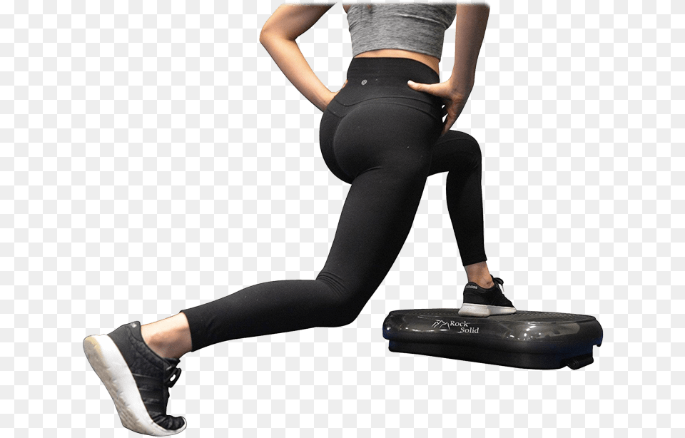 Rock Solid Rs3200 Whole Body Vibration Fitness Machine, Adult, Female, Person, Woman Free Png Download