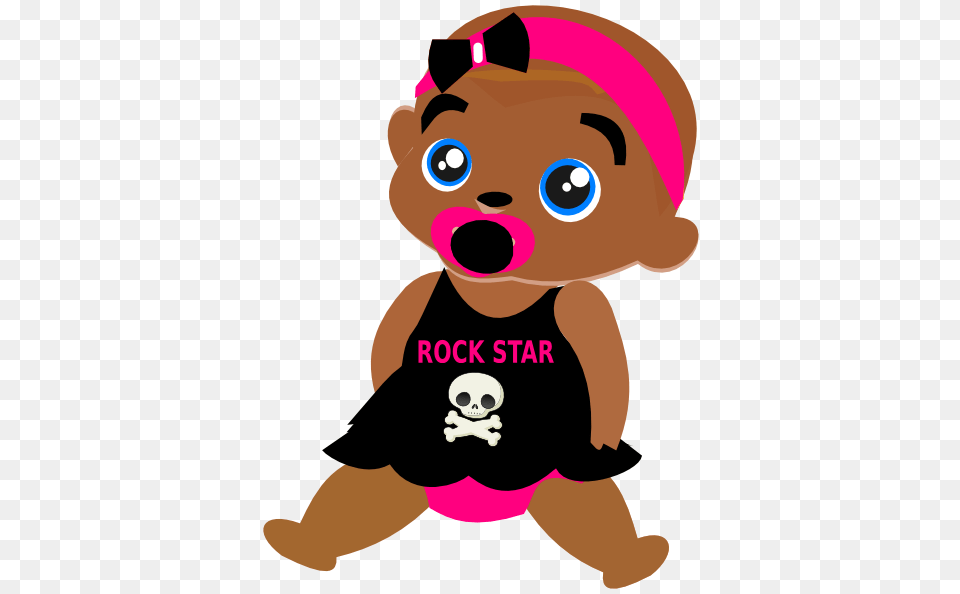 Rock Star Baby Clip Art, Animal, Bear, Mammal, Plush Png Image