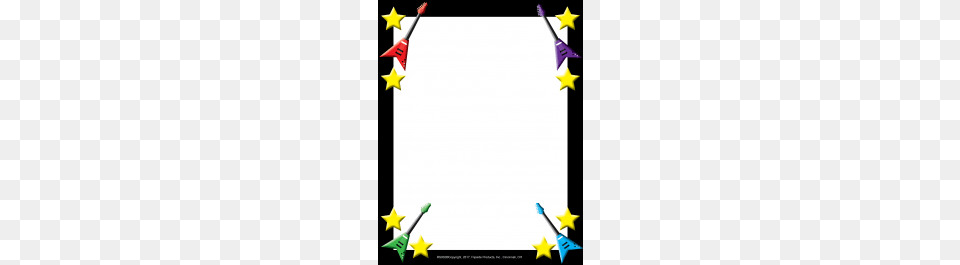 Rock Star Border Paper Png Image