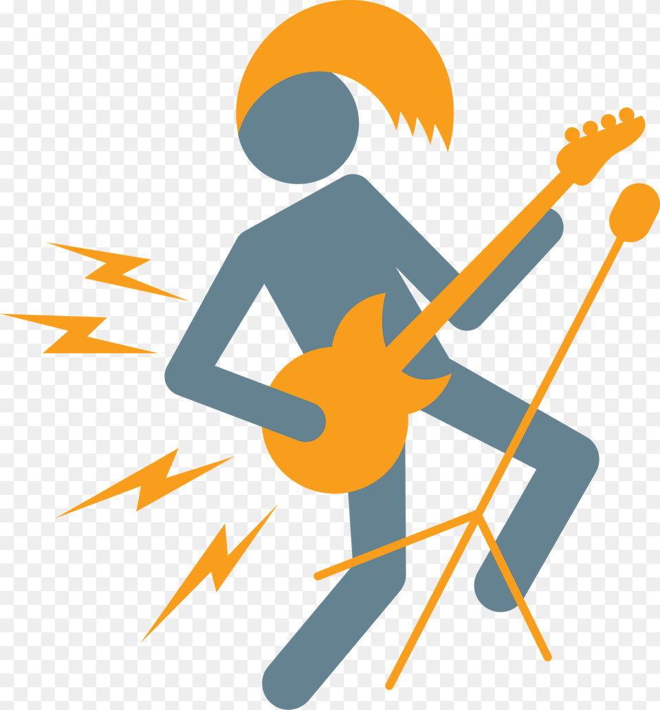 Rock Star Clipart, Guitar, Musical Instrument, Group Performance, Person Free Transparent Png