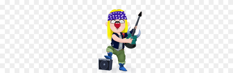 Rock Star Clipart Clipart, Baby, Person, Guitar, Musical Instrument Free Transparent Png