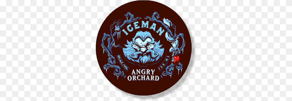 Rock Star Coaster Angry Orchard Iceman Hard Cider, Emblem, Logo, Symbol Free Png
