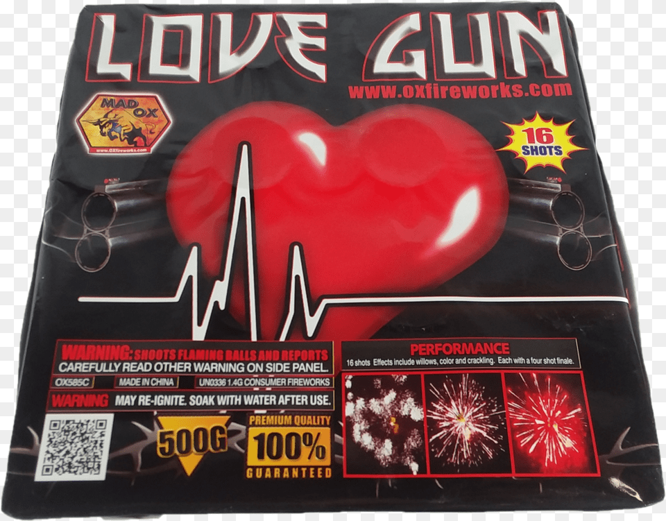 Rock The Nightblock Love Gun Darts, Fireworks, Qr Code, Advertisement Free Png Download