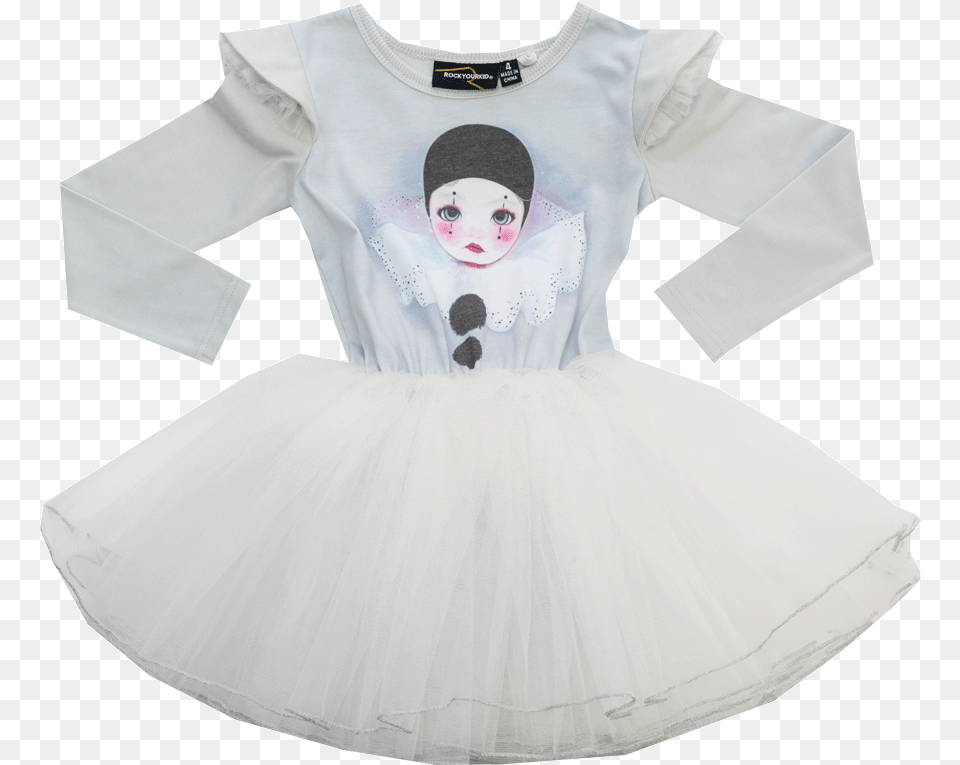 Rock Your Baby Circus Long Sleeve Tutu Dress Girl, Person, Clothing, Costume, Long Sleeve Png Image
